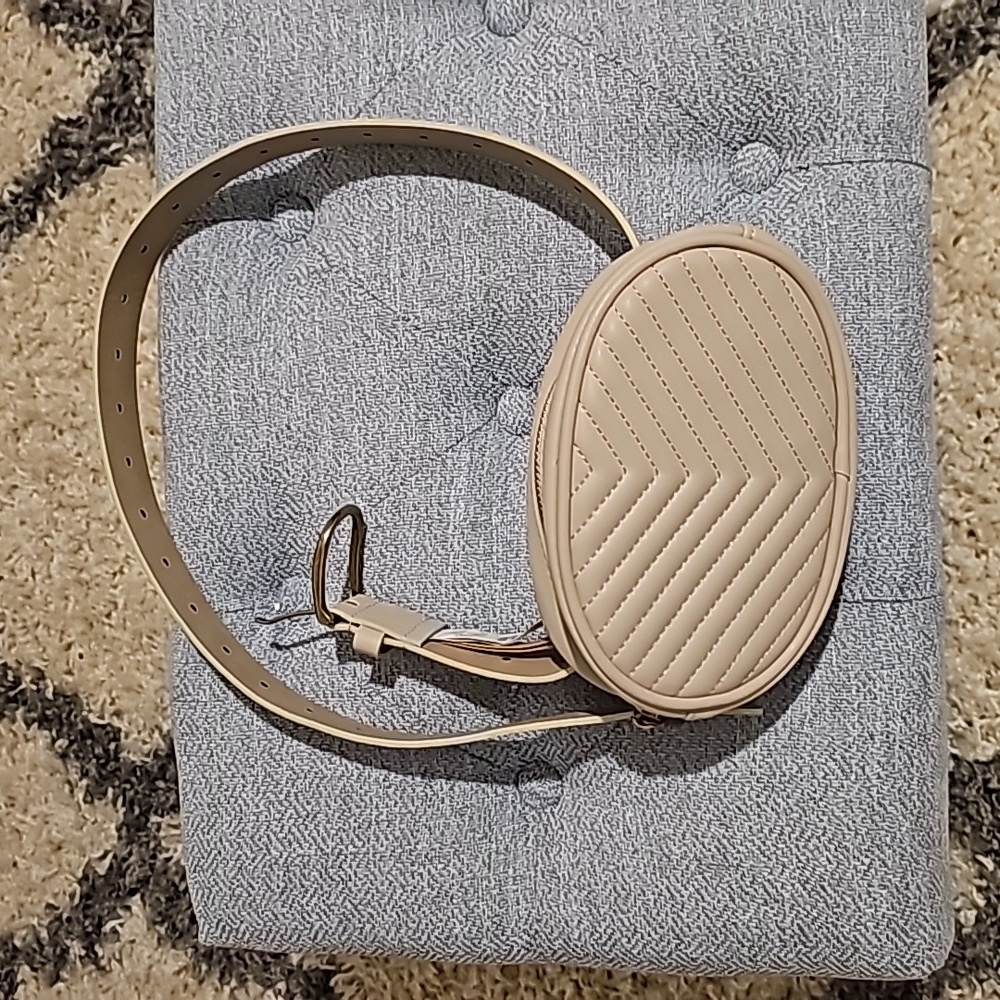 Kohls Faux Laeather Belted Purse